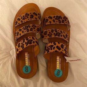 Cheetah Print Sandals